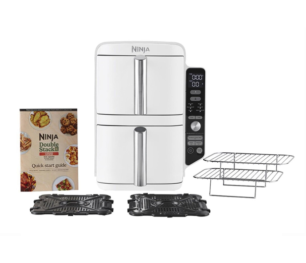 Ninja Frytkownica beztłuszczowa DoubleStack XL biały SL400EUWH - 1286361 - zdjęcie 2